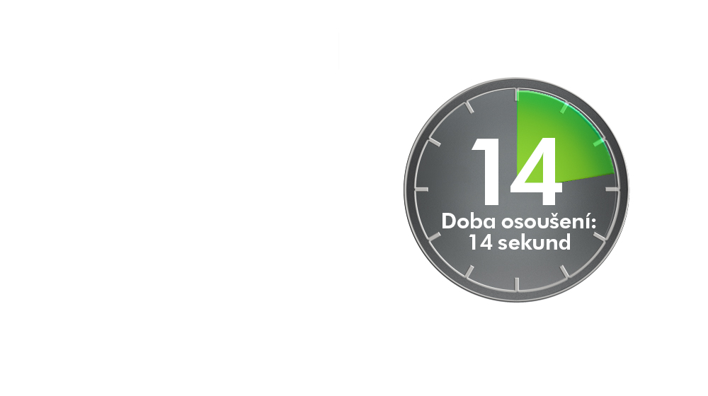 12 second dry time of a Dyson Airblade Tap hand dryer