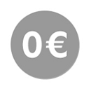 An icon showing £0.