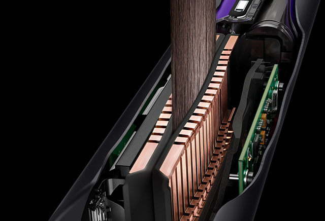 Close up of the flexing plates